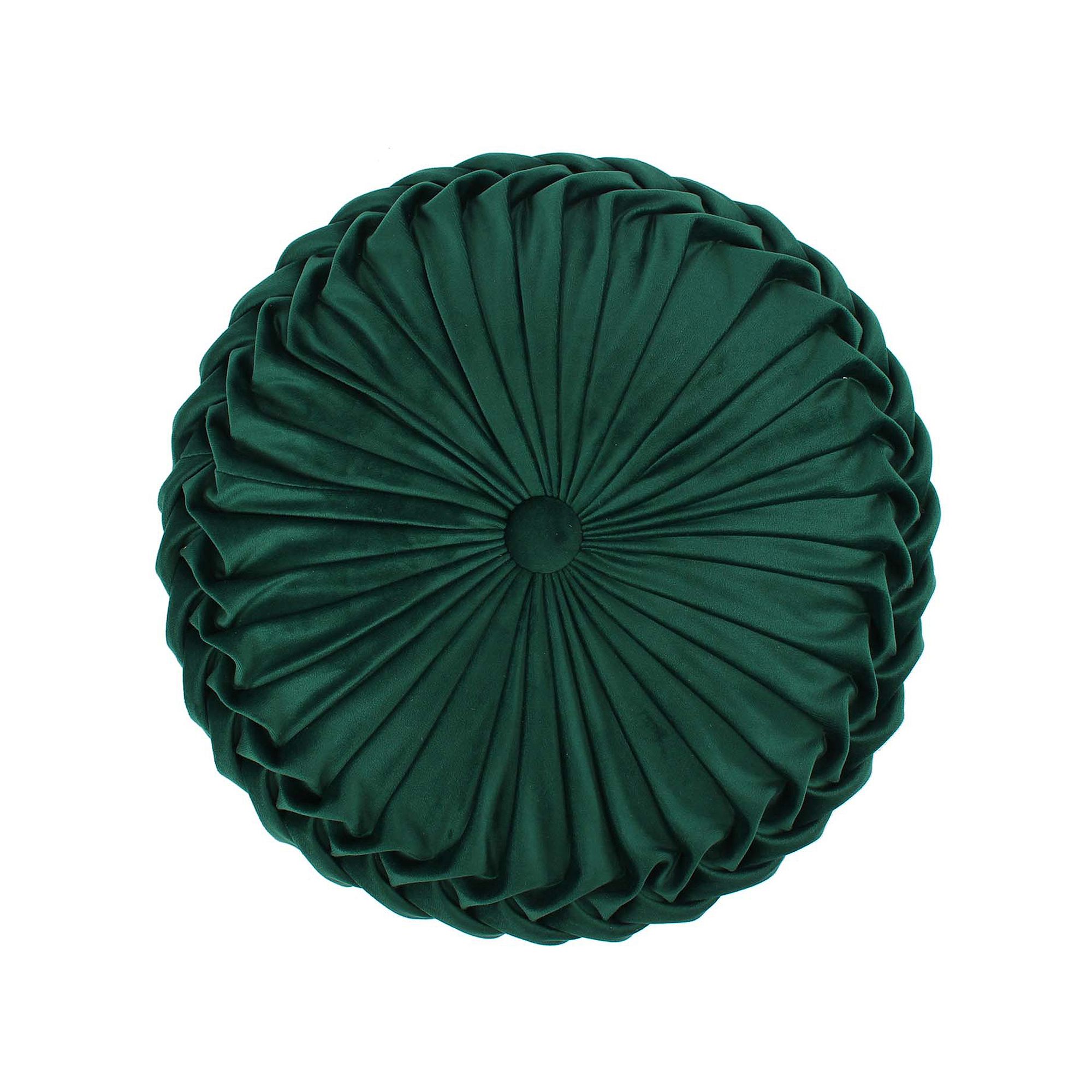 Levtex Home Kimpton Round Green Velvet Throw Pillow