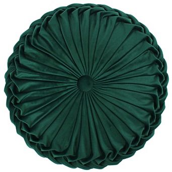 Levtex Home Kimpton Round Green Velvet Throw Pillow