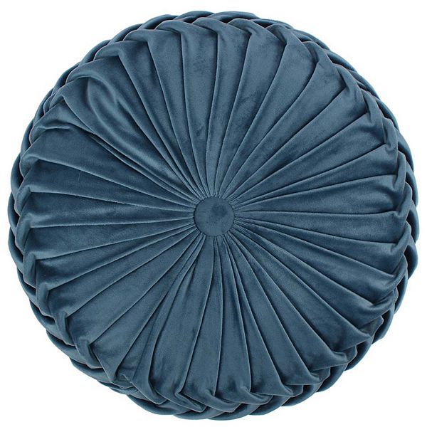 Levtex Home Kimpton Round Navy Velvet Throw Pillow