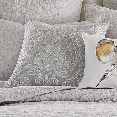 Levtex Home Sherbourne Embroidered Floral Throw Pillow