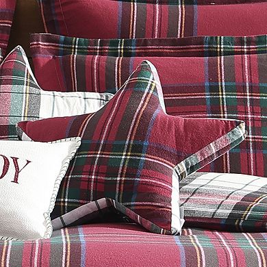 Levtex Home Spencer Plaid Star Throw Pillow