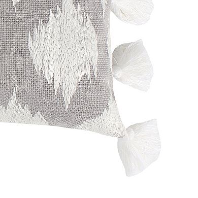 Levtex Home Wexford Grey Tassel Throw Pillow