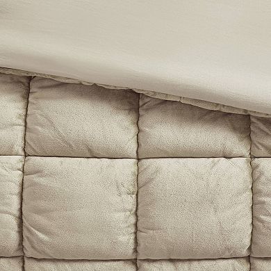 Intelligent Design Velvet Dream Puff Midweight Comforter Set