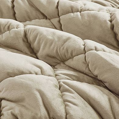 Intelligent Design Velvet Dream Puff Midweight Comforter Set