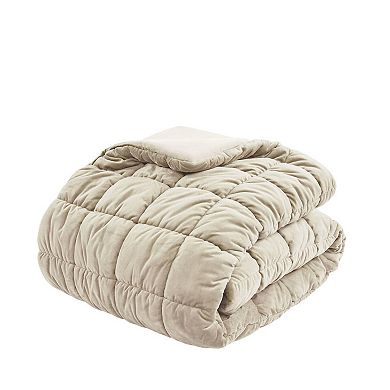 Intelligent Design Velvet Dream Puff Midweight Comforter Set