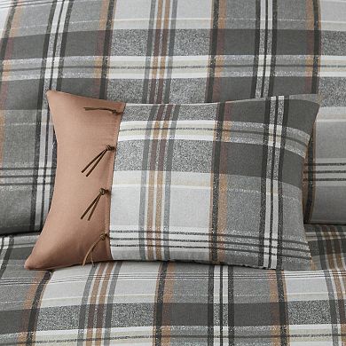Intelligent Design Liam Plaid Comforter Set with Throw Pillow