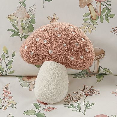 Intelligent Design Brynn Mushroom Garden Comforter Set with Throw Pillow