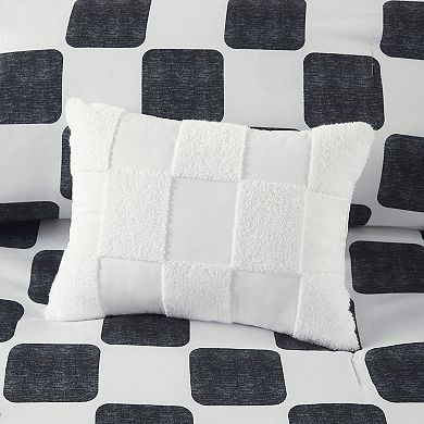 Intelligent Design Lana Checkered Comforter Set with Throw Pillow