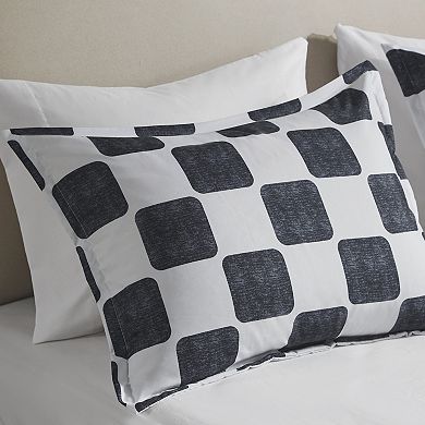 Intelligent Design Lana Checkered Comforter Set with Throw Pillow