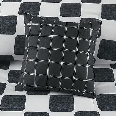 Intelligent Design Lana Checkered Comforter Set with Throw Pillow