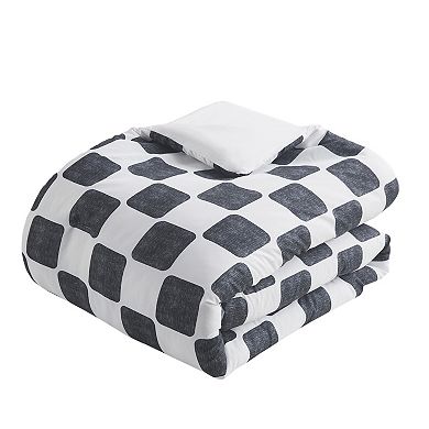 Intelligent Design Lana Checkered Comforter Set with Throw Pillow