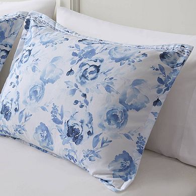 Intelligent Design Kaia Floral Striped Duvet Cover Set