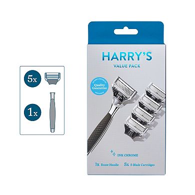 Harry's Chrome Edition Razor Handle Multipack