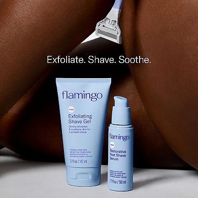 Flamingo 4-Count Five-Blade Pubic Razor Blade Refill Cartridges