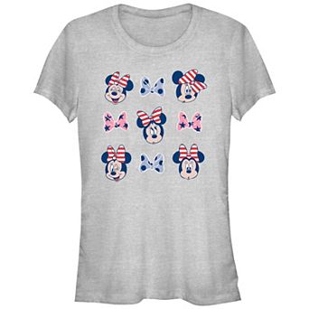 Disney's Minnie Mouse Juniors' Expressions Americana Style Graphic Tee