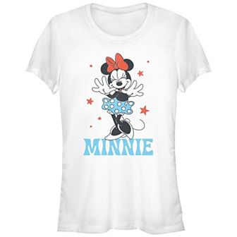 Disney's Minnie Mouse Juniors' Americana Style Graphic Tee