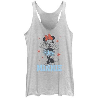 Disney's Minnie Mouse Juniors' Americana Style Graphic Racerback Tank