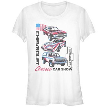 Juniors' Chevrolet Classic Car Show Graphic Tee