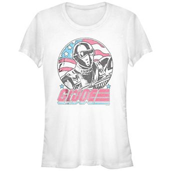 Juniors' G.I. Joe USA Stamp Graphic Tee