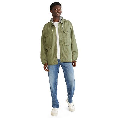 Men's Aeropostale Long Sleeve Hooded Shacket