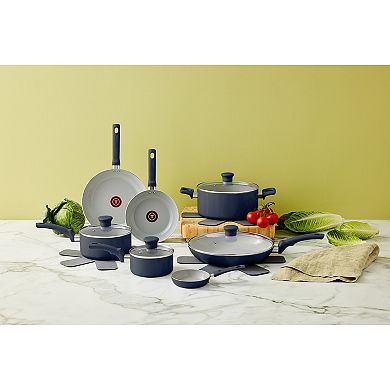 T-Fal Essentials 20-Piece Non-Stick Ceramic Pots & Pans Cookware Set