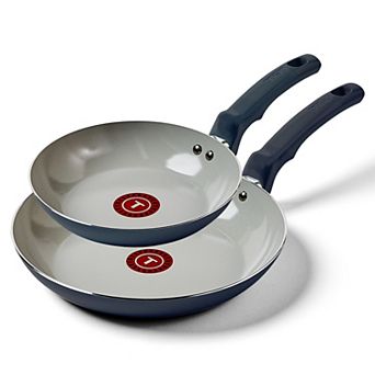 T-Fal Essentials 2 pc Non-Stick Ceramic Frypan Set