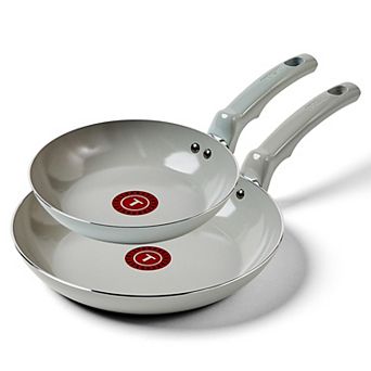 T-Fal Essentials 2 pc Non-Stick Ceramic Frypan Set