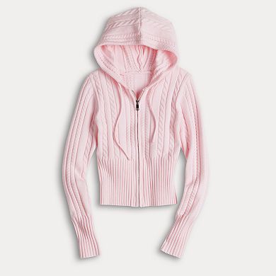 Juniors' Harper & Ivy Zip-Up Hooded Sweatshirt