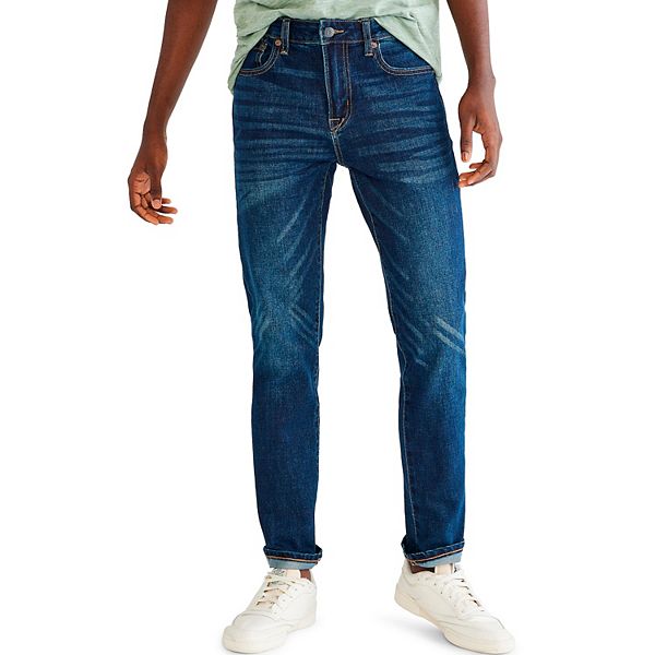 Men's Aeropostale Slim Cut Premium Eco Air Jeans - Dark Wash (34X34)