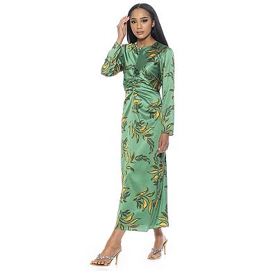 Women's ALEXIA ADMOR Eira Long Sleeve Midi Dress