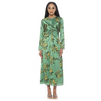 Women's ALEXIA ADMOR Eira Long Sleeve Midi Dress