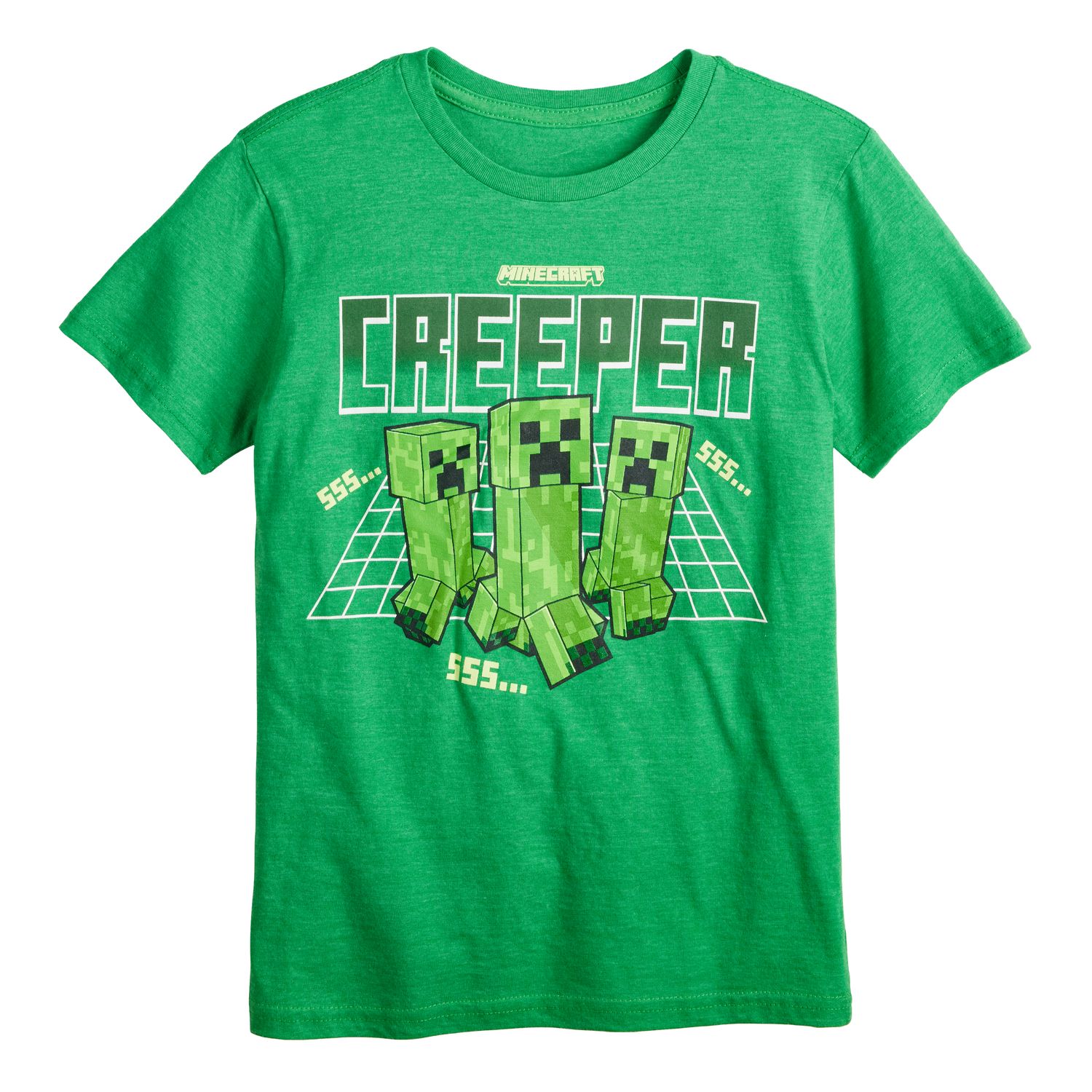 Детская футболка Minecraft Creeper с коротким рукавом — фото 1