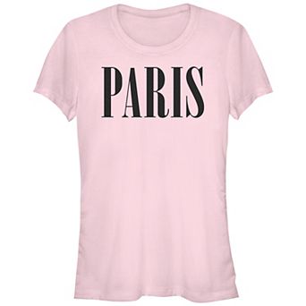 Juniors' Paris Graphic Tee