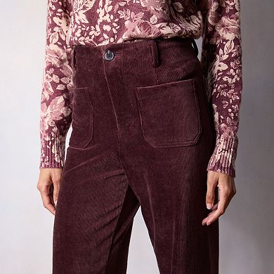Women's LC Lauren Conrad Super High Rise Wide-Leg Cropped Pants