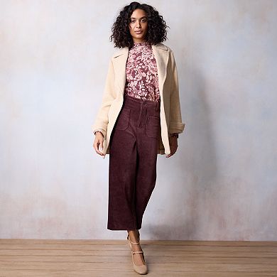 Women's LC Lauren Conrad Super High Rise Wide-Leg Cropped Pants