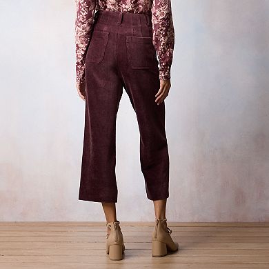 Women's LC Lauren Conrad Super High Rise Wide-Leg Cropped Pants