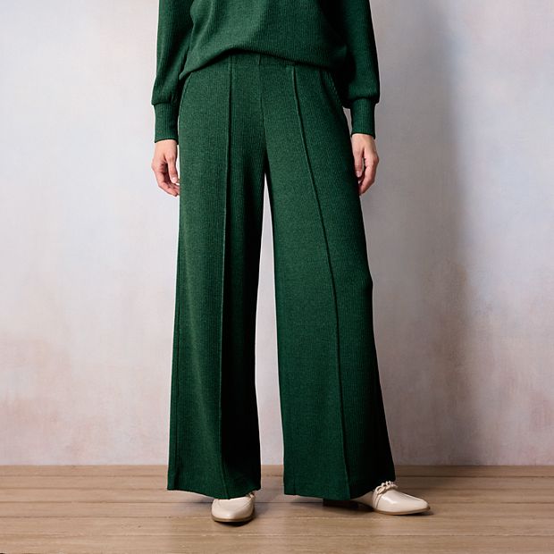 Women's LC Lauren Conrad Super High Rise Pintuck Knit Pants