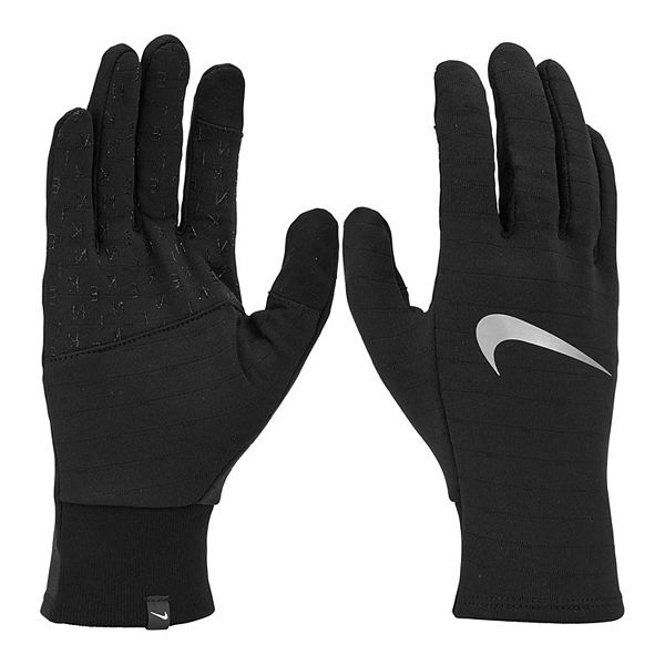 Men's Nike Sphere 4.0 Heathered Gloves - Black (LARGE)