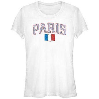 Juniors' Paris France Graphic Tee