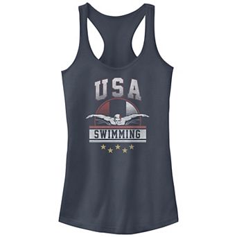 Juniors' USA Swimming Graphic Racerback Tank