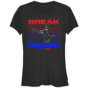 Juniors' Break Dance Team USA Graphic Tee