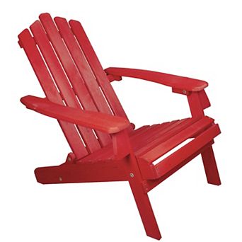 Northlight 36" Classic Folding Wooden Adirondack Chair