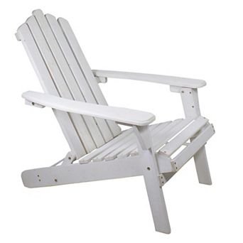 Northlight 36" Classic Folding Wooden Adirondack Chair