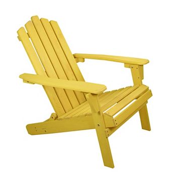 Northlight 36" Classic Folding Wooden Adirondack Chair