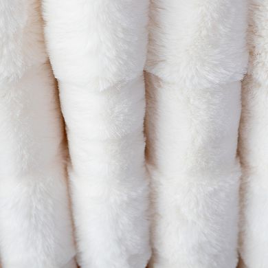 Lavish Home Faux Fur Throw Blanket