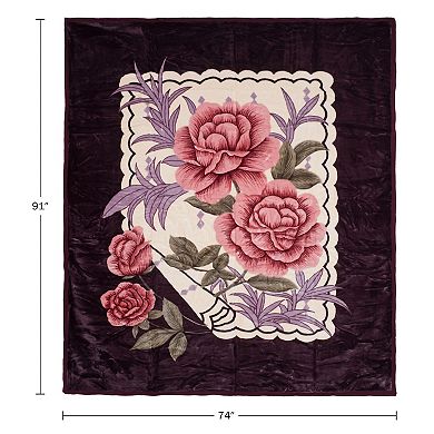 Lavish Home Faux Mink 7.5-lb. Weighted Throw Blanket