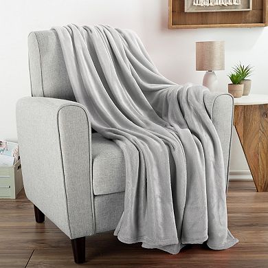 Lavish Home Flannel Fleece Throw Blanket