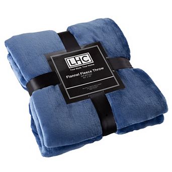 Lavish Home Flannel Fleece Throw Blanket