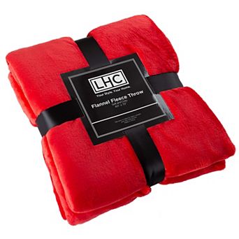 Lavish Home Flannel Fleece Throw Blanket