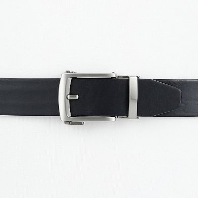 Men's Exact Fit Fully Adjustable Cut-to-Fit Track Lock Harness Buckle Belt